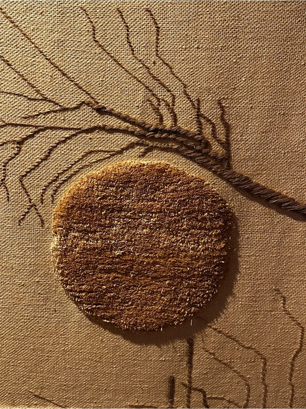 Mid-Century Modern Don Freedman Fiber Art Tapestry Wall Hanging 30”x44”